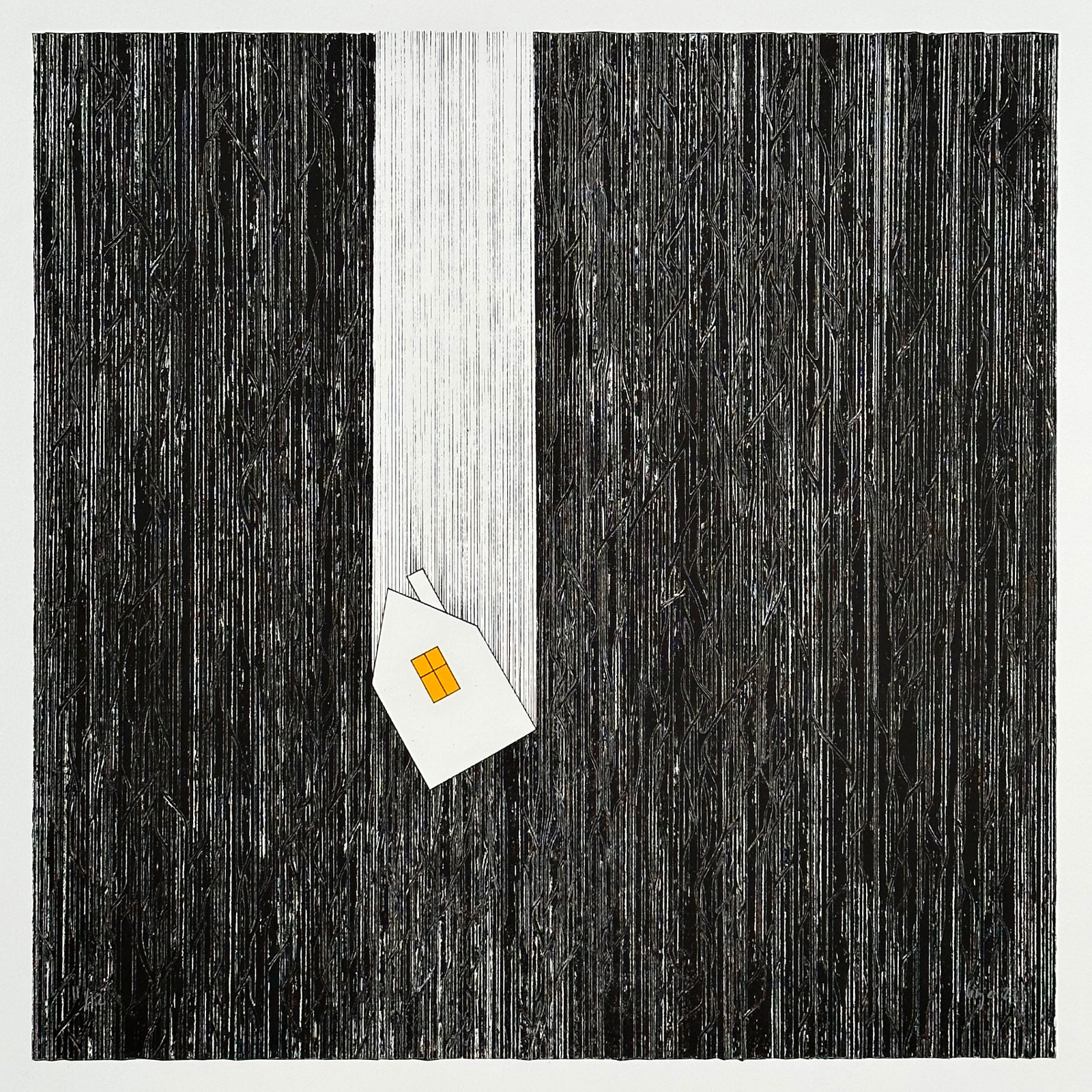 FALLING HOUSE WHITE